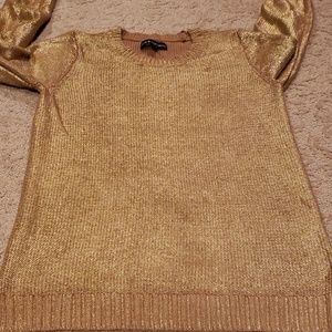 Gold sweater